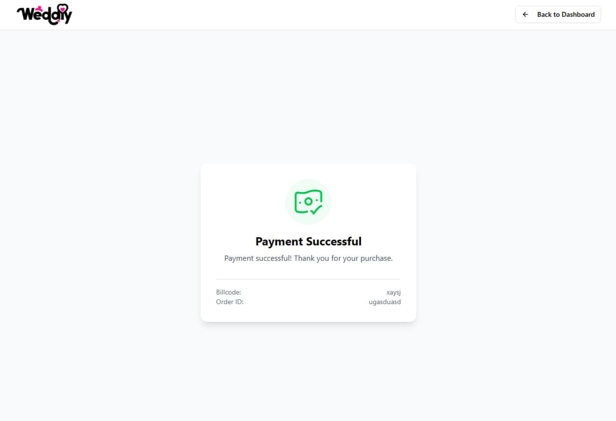 5. Payment Success
